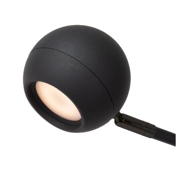 Lucide COMET - Lampe de bureau Rechargeable - Batterie/Piles - LED 3 StepDim - 1x3W 2700K - Noir - détail 1